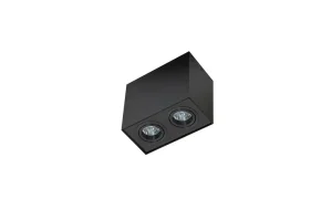 ELOY 2 BK/BK oprawa natynkowa 2xGU10 max 40W czarny