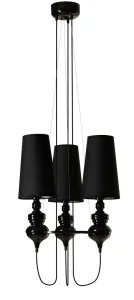 BAROCO 3 PENDANT lampa wisząca 3xE27 max 60W czarny