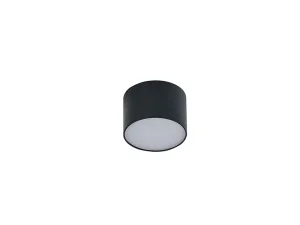 MONZA R 8 BK 3000K oprawa natynkowa 5W LED czarny