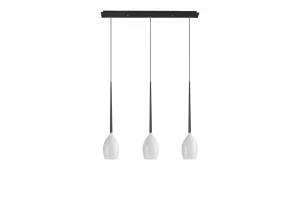 IZZA 3 SHINY WHITE lampa wisząca 3xE14 max 40W biały