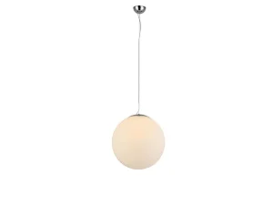 WHITE BALL 25 lampa wisząca 1xE27 max 40W biały