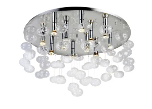 LUVIA D80 CLEAR plafon 10xGU10 max 40W przeźroczysty
