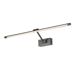 DAVINCI 90 BLACK CHROME kinkiet 20W LED 3000K