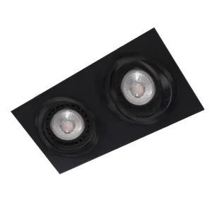 SIRO 2 BK/BK oprawa wpuszczana 2xES111 max 50W czarny