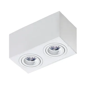 BRANT 2 SQUARE WHITE oprawa natynkowa 2xGU10 max 40W biały