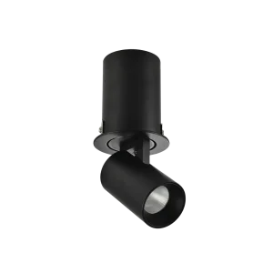 LUNA 15W DIM BLACK oprawa wpuszczana 3000K czarny
