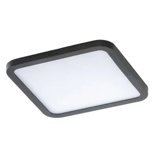 SLIM 15 SQUARE 3000K IP44 BLACK 11W LED czarny