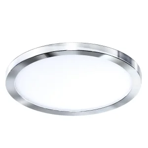 SLIM 15 ROUND 3000K IP44 CHROME 12W LED