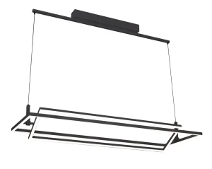 VIENA BLACK lampa wisząca 57W LED 3000K czarny
