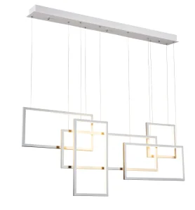 QUADRATUS WHITE lampa wisząca 142W LED 3000K biały