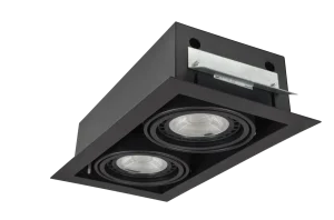 NOVA 2 BK/BK oprawa wpuszczana 2xES111 max 50W czarny