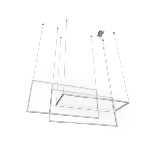 METRIC WHITE lampa wisząca 90W LED 3000K biały