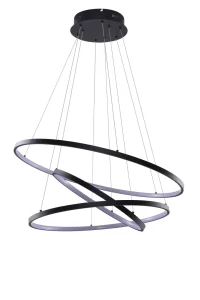 WHEEL 3 DIMM BLACK lampa wisząca 72W LED 3000K czarny