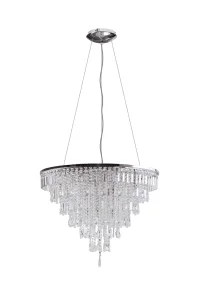 KALABRIA XL PENDANT lampa wisząca 12xG9 max 40W chrom