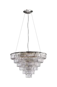 SALERNO XL PENDANT lampa wisząca 12xG9 max 40W chrom