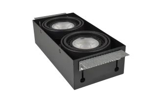 NOVA 2 GIPS BK/BK oprawa wpuszczana 2xES111 max 50W czarny
