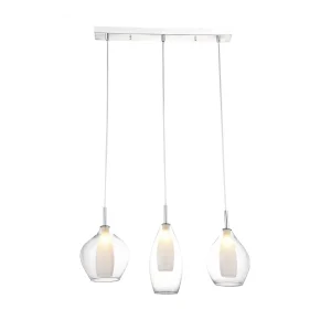 AMBER MILANO 3 CLEAR lampa wisząca 3xG9 max 40W przeźroczysty