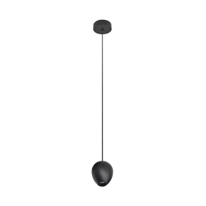 OVUM 1 PENDANT BK lampa wisząca 5W LED 3000K czarny