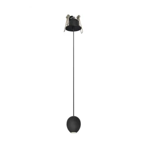 OVUM 1 PENDANT SPOT BK lampa wisząca 5W LED 3000K czarny