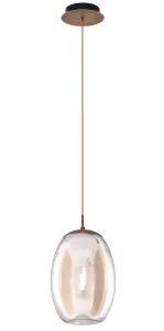 HELENA B lampa wisząca 12W LED 2700K mosiądz