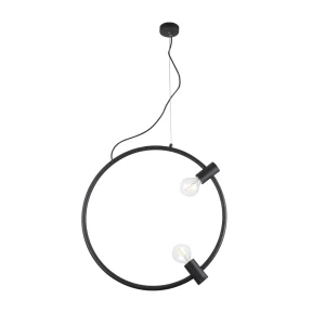 ORSOLA BK lampa wisząca 2xE27 max 60W czarny