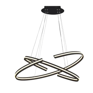 ALESSIA BK lampa wisząca 58W LED 2700K czarny