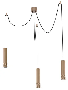 LOCUS L PENDANT 3 GO lampa wisząca 3xGU10 max 40W złoty