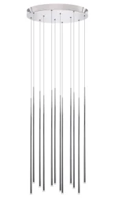 LOUISE 12 CH lampa wisząca 31W LED 3000K chrom