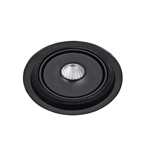 BOSTON 1 ROUND BLACK oprawa wpuszczana 11W LED 3300K czarny