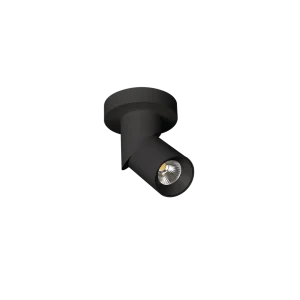SANTOS EXPOSED ROUND LED BK oprawa natynkowa 9W LED 3000K czarny