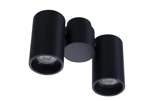 MAKALU 2 BK oprawa natynkowa 2xGU10 max 40W czarny