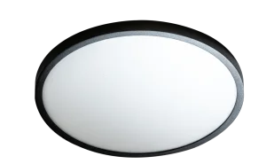 MALTA R 40 3000K BK plafon 34W LED czarny