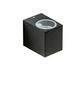 RIMINI 1 SQUARE BK kinkiet zewnętrzny 1xGU10 max 40W IP54 czarny