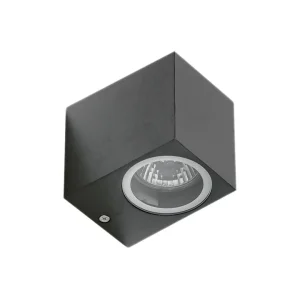 RIMINI 1 SQUARE DGR kinkiet zewnętrzny 1xGU10 max 40W IP54 grafitowy