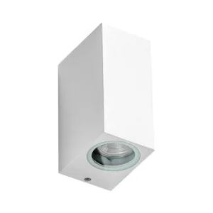 RIMINI 2 SQUARE WH kinkiet zewnętrzny 2xGU10 max 40W IP54 biały