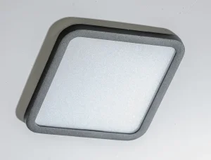SLIM 15 SQUARE 4000K IP44 BLACK 11W LED czarny