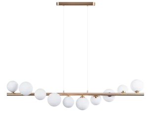 SYBILLA 10 PENDANT GO lampa wisząca 10xG9 max 6W złoty