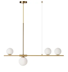 SANTANDER GO lampa wisząca 4xG9 max 6W złoty