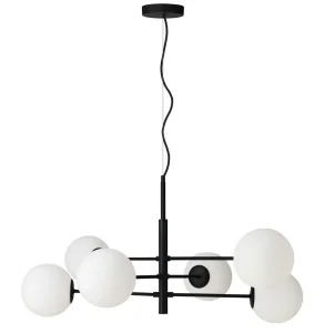 OVIEDO 6 BK/BK lampa wisząca 6xG9 max 36W czarny