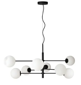 OVIEDO 8 BK/BK lampa wisząca 8xG9 max 48W czarny