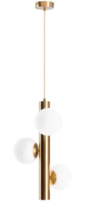 CORTEGA GO lampa wisząca 3xG9 max 18W złoty