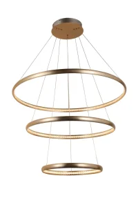 BRIGHTON 3 GO lampa wisząca 55W LED 3000K złoty