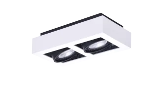 NIKEA 2 ES111 WH/BK oprawa natynkowa 2xES111 max 50W biały