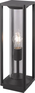 MIKKEL BK lampa ogrodowa stojąca 1xE27 max 40W IP65 czarny