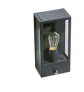 NIKLAS WALL SENSOR BK kinkiet zewnętrzny 1xE27 max 60W IP44 czarny
