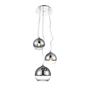 SILVER BALL 3 lampa wisząca 3xE27 max 60W chrom