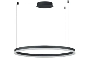 HALO PENDANT 80 BK lampa wisząca 52W LED 3000K czarny