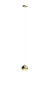 GULIA 1 PENDANT GOLD lampa wisząca 1xGU10 max 40W złoty
