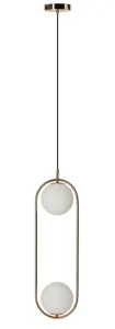 COCO 2 PENDANT lampa wisząca 2xG9 max 25W złoty