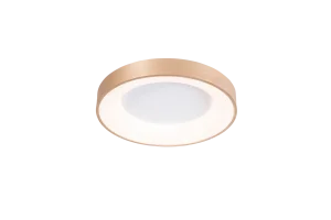 SANTANA TOP 38 3000K GO plafon 30W LED złoty